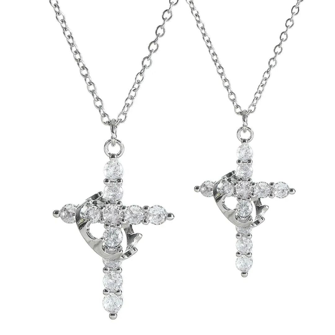 Colar Cruz & Coroa [COMPRE 1 LEVE 2]