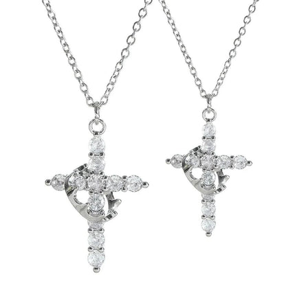 Colar Cruz & Coroa [COMPRE 1 LEVE 2]