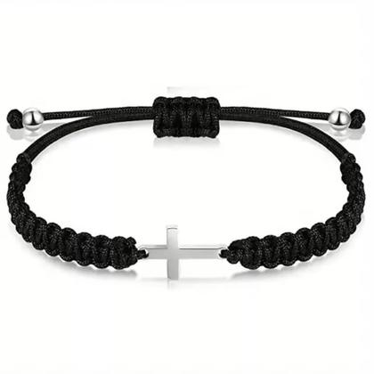 Divina Luz - Pulseira com Crucifixo no Meio