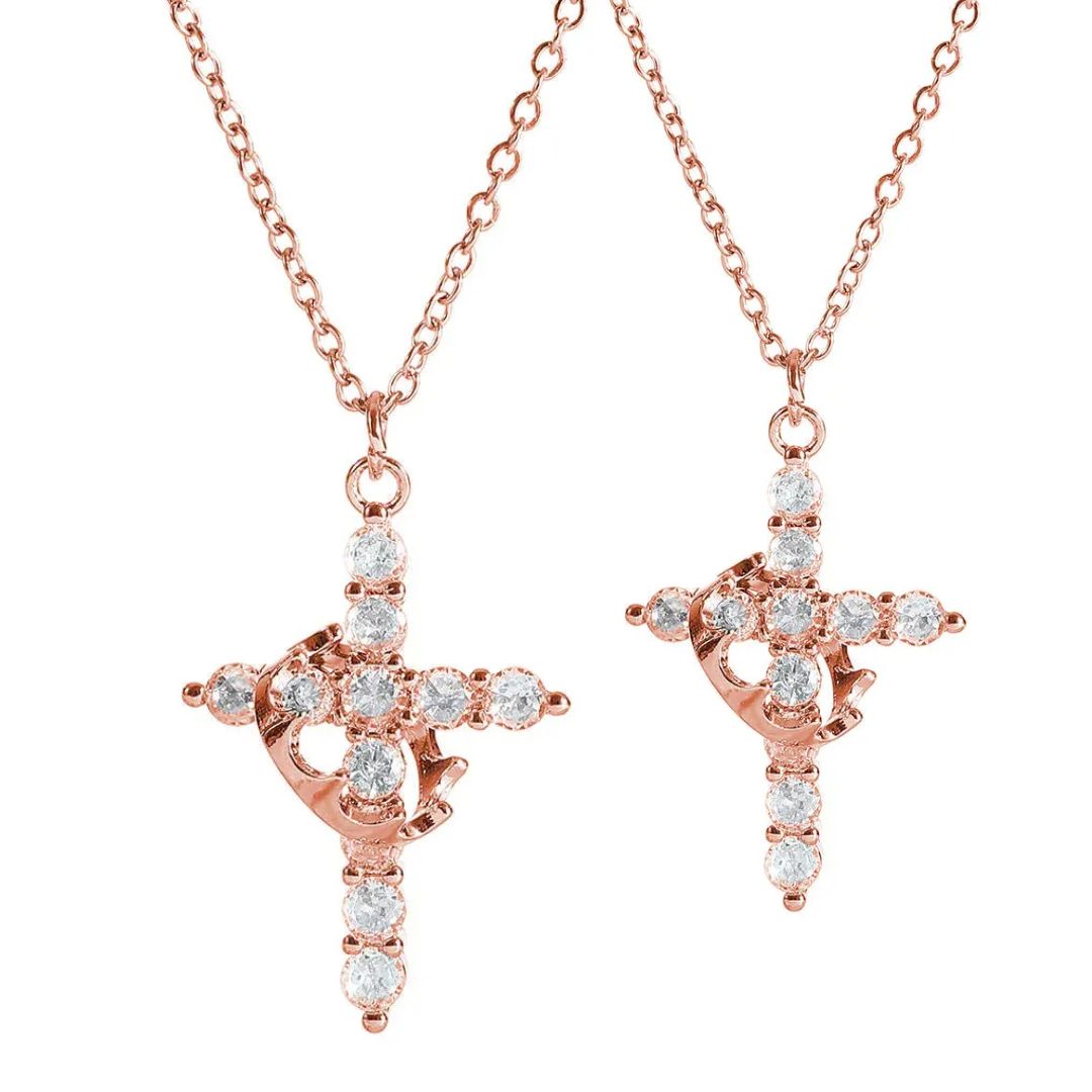 Colar Cruz & Coroa [COMPRE 1 LEVE 2]