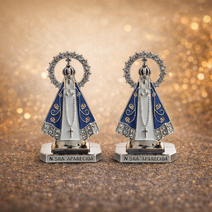 [COMPRE 1 E LEVE 2] Santinha Nossa Senhora Aparecida para Carro – Fé e Proteção Diária