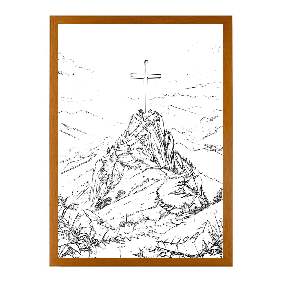 Divina Luz - Quadro 4D LED Decorativo