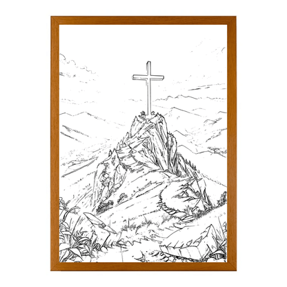 Divina Luz - Quadro 4D LED Decorativo