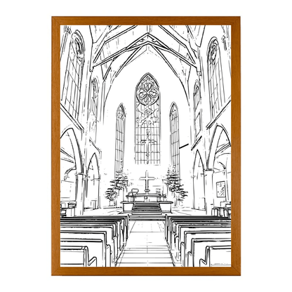 Divina Luz - Quadro 4D LED Decorativo