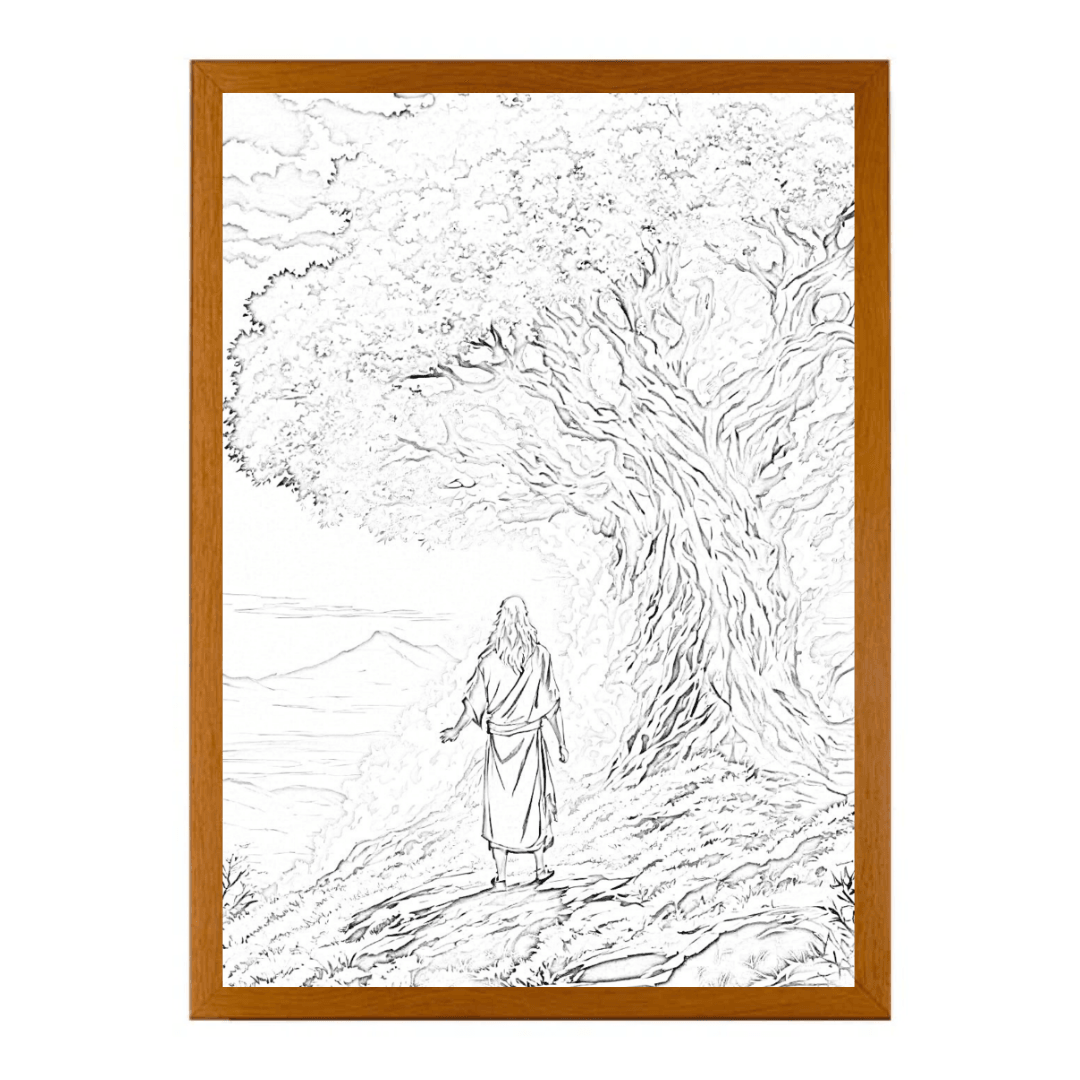 Divina Luz - Quadro 4D LED Decorativo