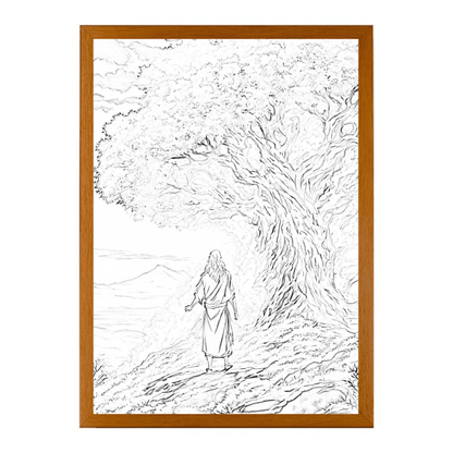 Divina Luz - Quadro 4D LED Decorativo