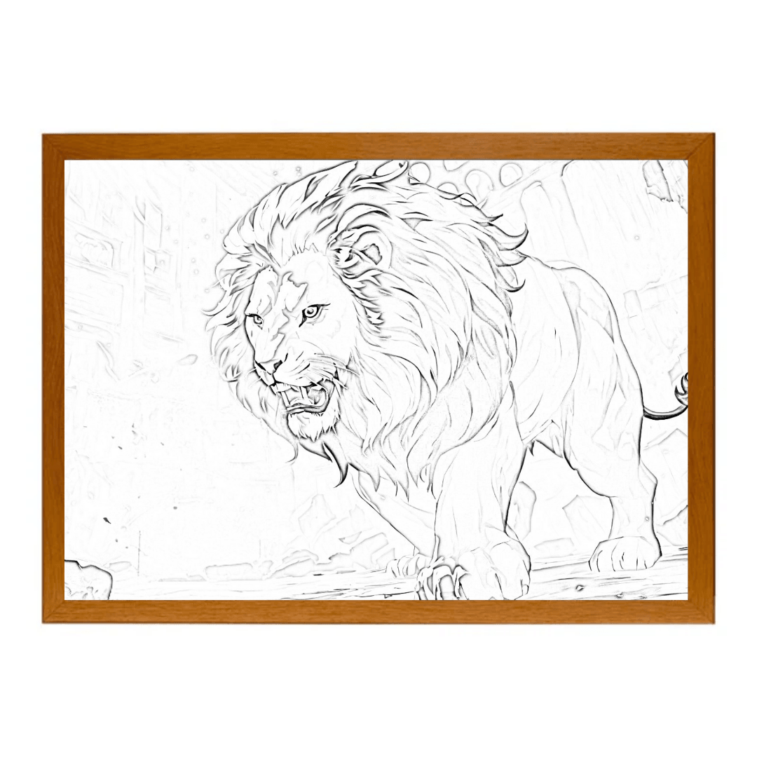 Divina Luz - Quadro 4D LED Decorativo