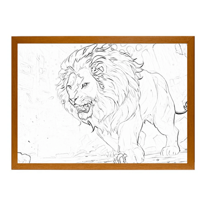 Divina Luz - Quadro 4D LED Decorativo