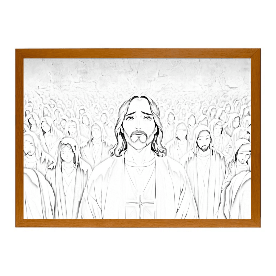 Divina Luz - Quadro 4D LED Decorativo