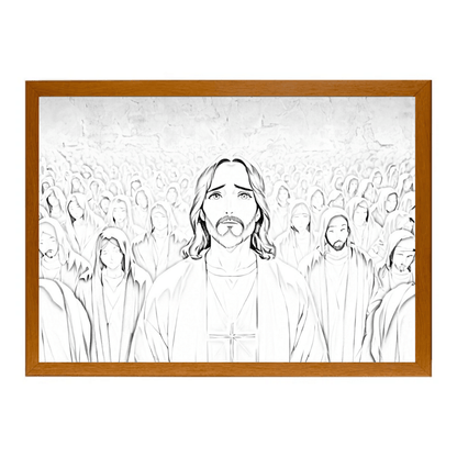 Divina Luz - Quadro 4D LED Decorativo