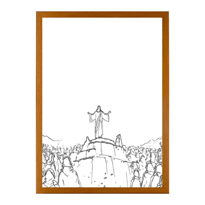 Divina Luz - Quadro 4D LED Decorativo