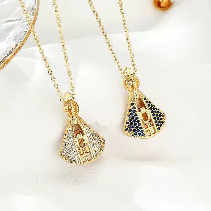 [COMPRE 1 E LEVE 2] Colar Nossa Senhora Aparecida banhado a Ouro 18K